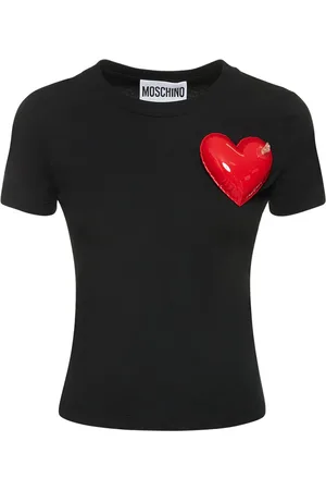Moschino Cotton Jersey Heart T-shirt