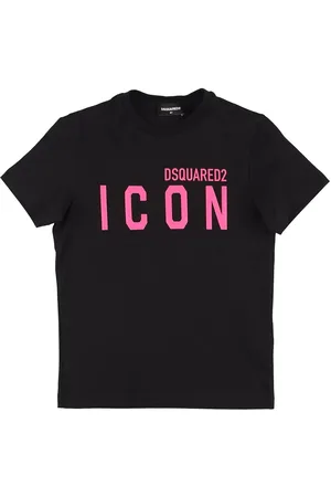 Dsquared2 Logo Print Cotton Jersey T-shirt