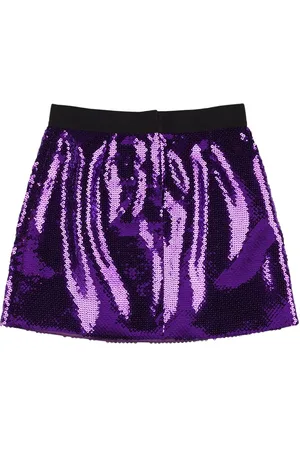 Dolce & Gabbana Tytöt Minihameet - Sequined Mini Skirt W/ Logo Tape