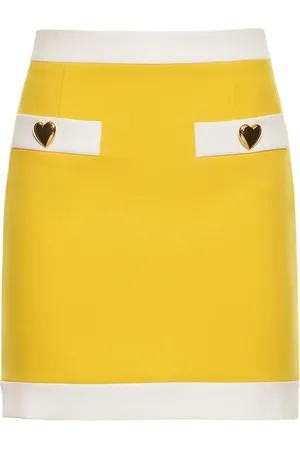 Moschino Naiset Minihameet - Crepe Heart Mini Skirt