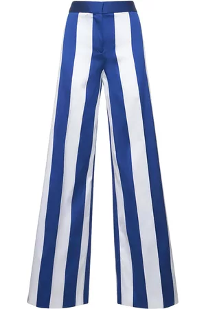 Moschino Naiset Leveälahkeiset - Striped Wide Pants