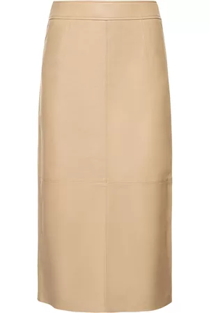 The Frankie Shop Naiset Kynähameet - Heather Leather Midi Pencil Skirt