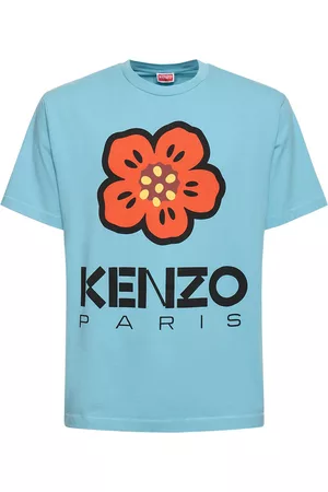 Kenzo Miehet T-paidat - Boke Logo Cotton Jersey T-shirt