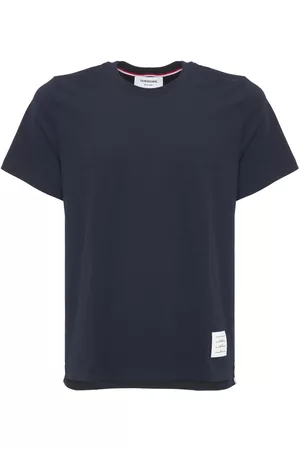 Thom Browne Miehet T-paidat - Relaxed Fit Cotton Jersey T-shirt