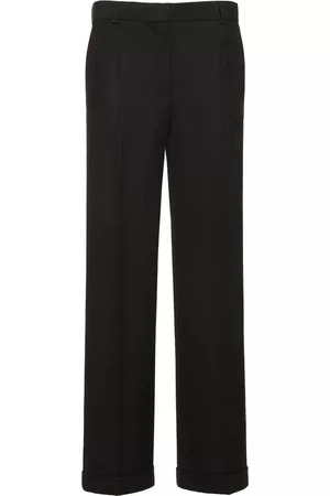 Totême Naiset Housut - Tailored Wool Blend Suit Pants