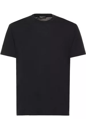 Tom Ford Miehet T-paidat - Lyocell & Cotton T-shirt
