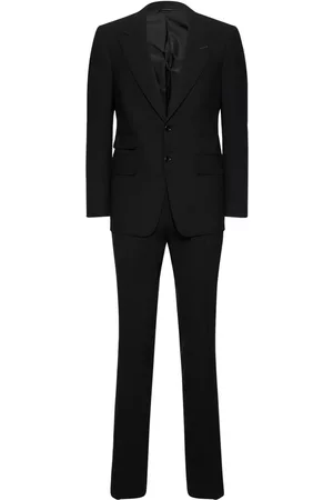 Tom Ford Miehet Puvut - Shelton Stretch Wool Plain Weave Suit