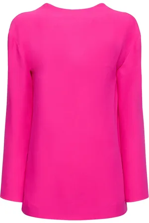 VALENTINO Silk Cady Couture Top