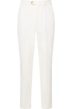 Brunello Cucinelli Cotton Gabardine Straight Pants