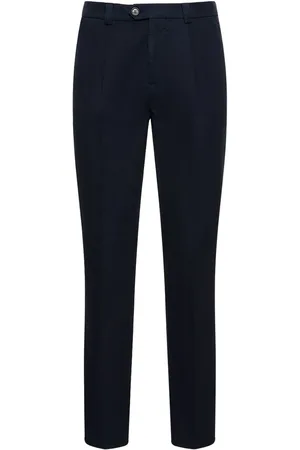 Brunello Cucinelli Cotton Gabardine Straight Pants