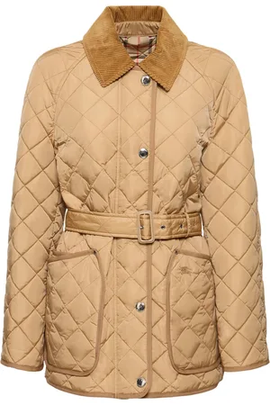 Burberry Penston Quilted Jacket W/ Belt
