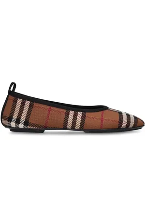 Burberry 5mm Ralf Knit Ballerina Flats