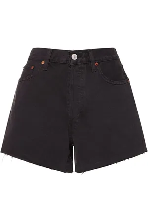 RE/DONE 90s Low Rise Cotton Denim Shorts