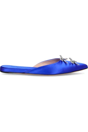 Giambattista Valli 5mm Satin Flat Mules