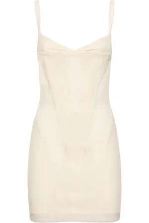 DION LEE Mesh Corset Mini Dress
