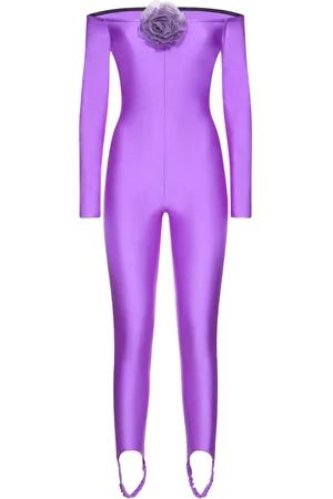 GIUSEPPE DI MORABITO Shiny Stretch Jersey Jumpsuit