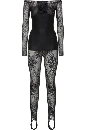 GIUSEPPE DI MORABITO Laize Stretch Lace Jumpsuit