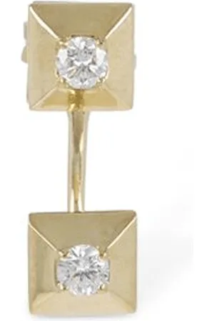 Eera 18k & Diamond Double Mini Mono Earring