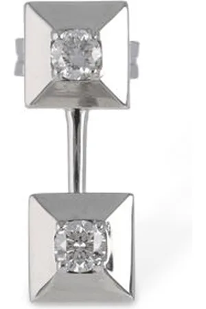 Eera 18kt & Diamond Double Mini Mono Earring