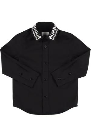 Camisa negra online burberry