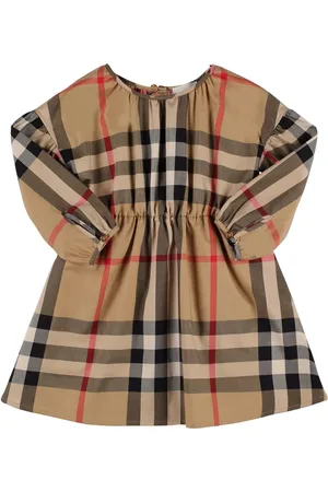 Burberry Check Print Cotton Dress