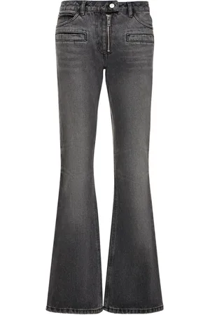 Courrèges Zipped Denim Bootcut Jeans