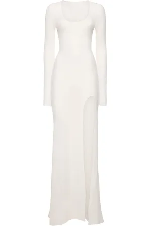 Jacquemus La Robe Dao Mohair Blend Long Dress