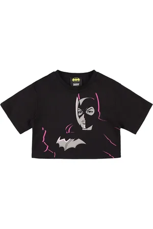 DKNY Batman Print Cropped Cotton S/s T-shirt