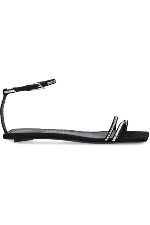 The Attico 5mm Isla Suede Flats Sandals
