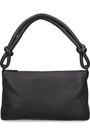 St Agni Knotted Leather Shoulder Bag