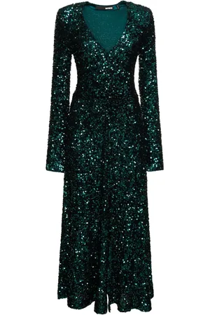 ROTATE Sequined Midi Dress