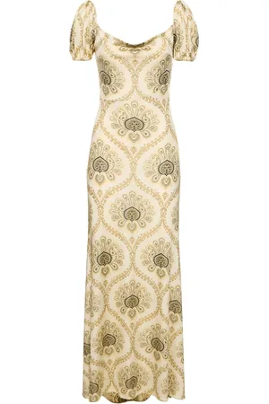 Etro Printed Viscose Jersey Long Dress