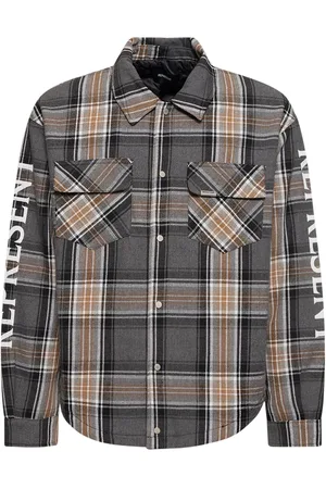 Represent Checked Quilted Flannel Shirt
