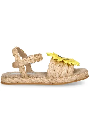 Stella McCartney Raffia Effect Sun Sandals