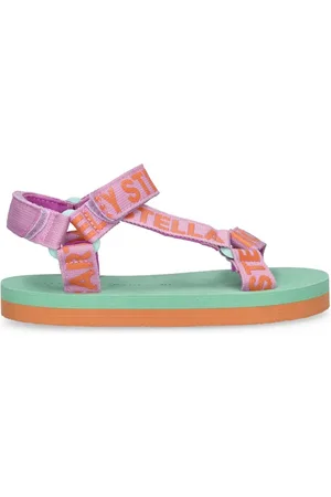 Stella McCartney Rubberized Logo Sandals