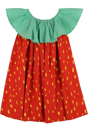 Stella McCartney Organic Cotton Strawberry Print Dress