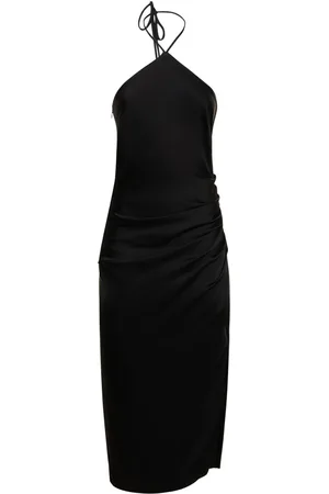 Simkhai Hansel Halter Neck Satin Midi Dress