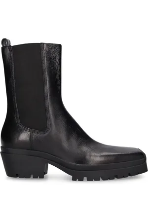 Alexander Wang 45mm Terrain Crackled Leather Ankle Boot