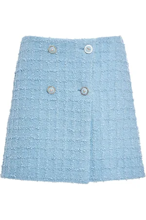 VERSACE Tweed Mini Skirt