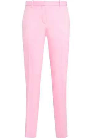VERSACE Stretch Wool Straight Pants