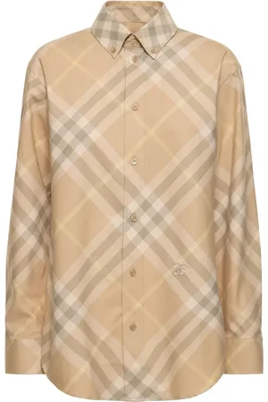 Burberry Check Cotton Knit Shirt