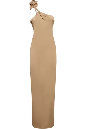 MAGDA BUTRYM Jersey One Shoulder Long Dress