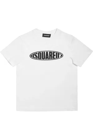 Dsquared2 Logo Print Cotton Jersey T-shirt