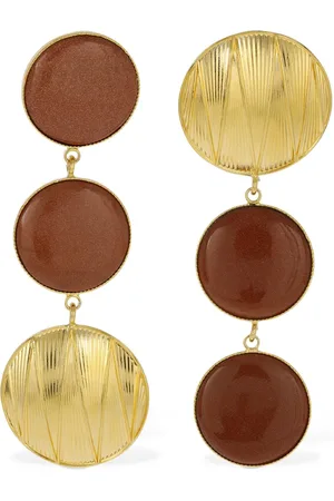 Destree Sonia Geometric Double Stone Earrings