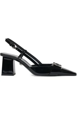 VERSACE 70mm Patent Leather Slingback Pumps