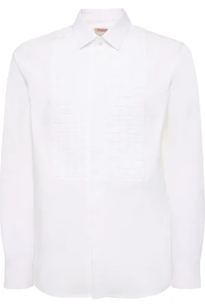 VALENTINO Cotton Plastron Shirt