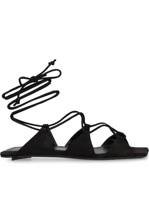 The Attico 5mm Reneè Suede Flat Sandals