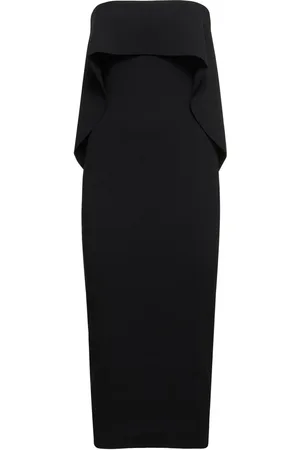 Staud Scarlett Strapless Midi Dress