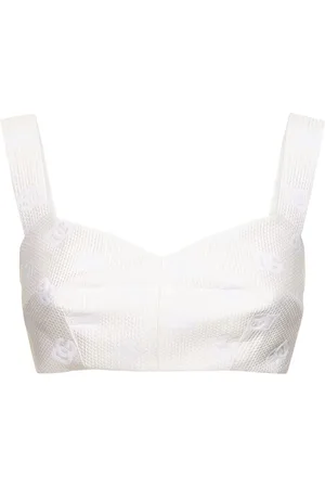 Dolce & Gabbana Dg Monogram Jacquard Crop Top