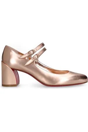 Christian Louboutin 55mm Miss Jane Laminated Leather Pumps